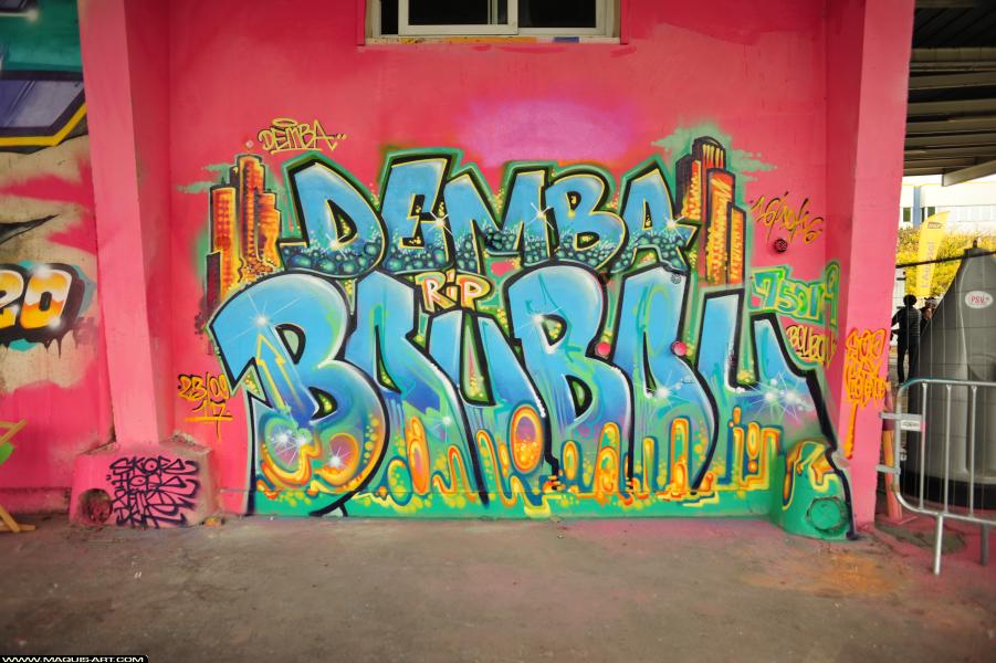 Graffiti de Gemo à L'Aérosol Paris (1 octobre 2017)