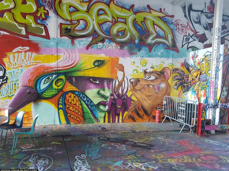Graffiti de ??? à L'Aérosol Paris (25 octobre 2017)