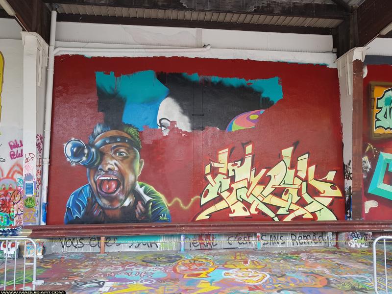 Graffiti à L'Aérosol Paris (22 septembre 2017)