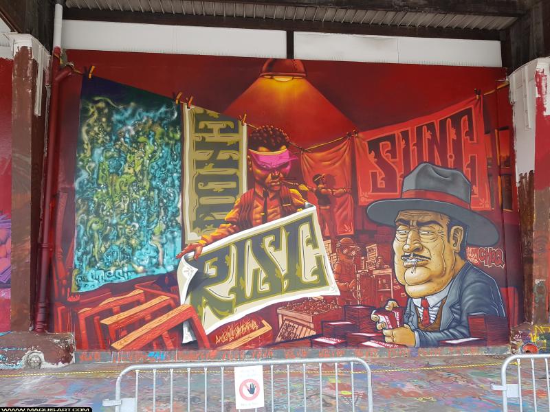 Graffiti à L'Aérosol Paris (22 septembre 2017)