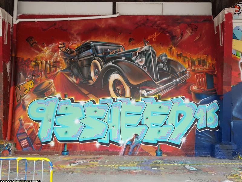 Graffiti à L'Aérosol Paris (22 septembre 2017)