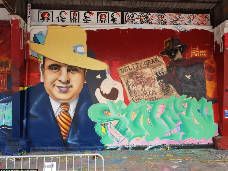 Graffiti de Swen à L'Aérosol Paris (22 septembre 2017)