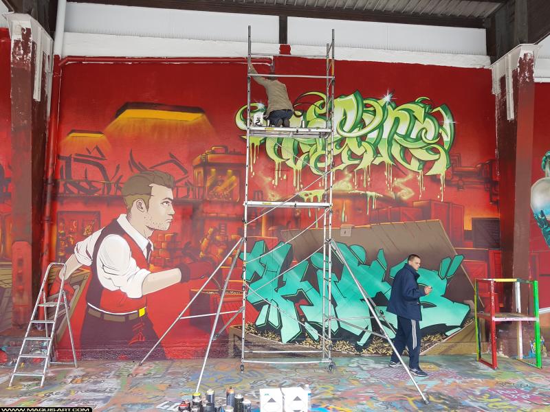 Graffiti à L'Aérosol Paris (22 septembre 2017)