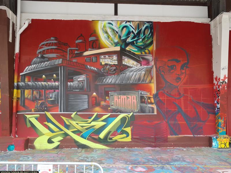 Graffiti à L'Aérosol Paris (22 septembre 2017)