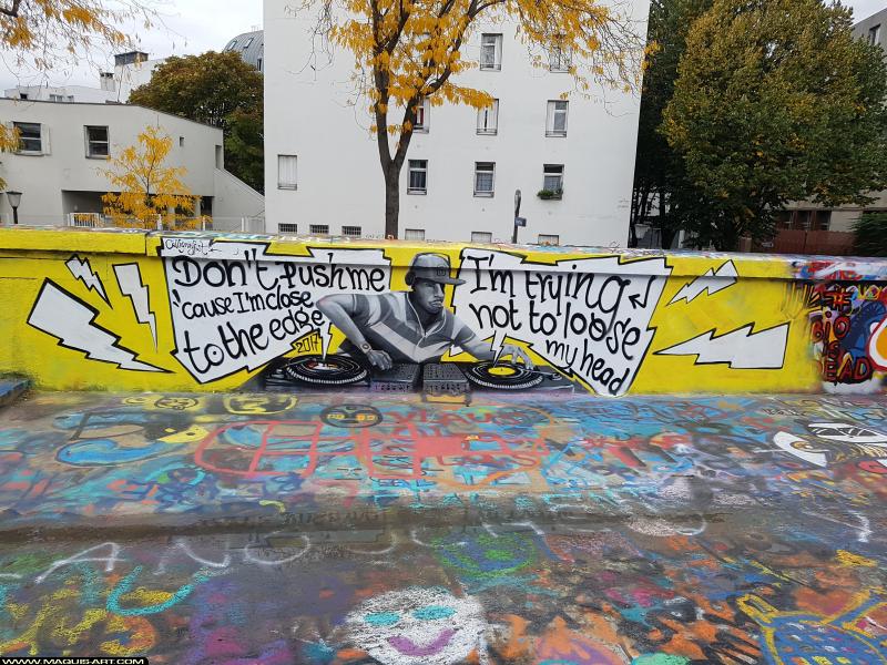 Graffiti à L'Aérosol Paris (28 septembre 2017)