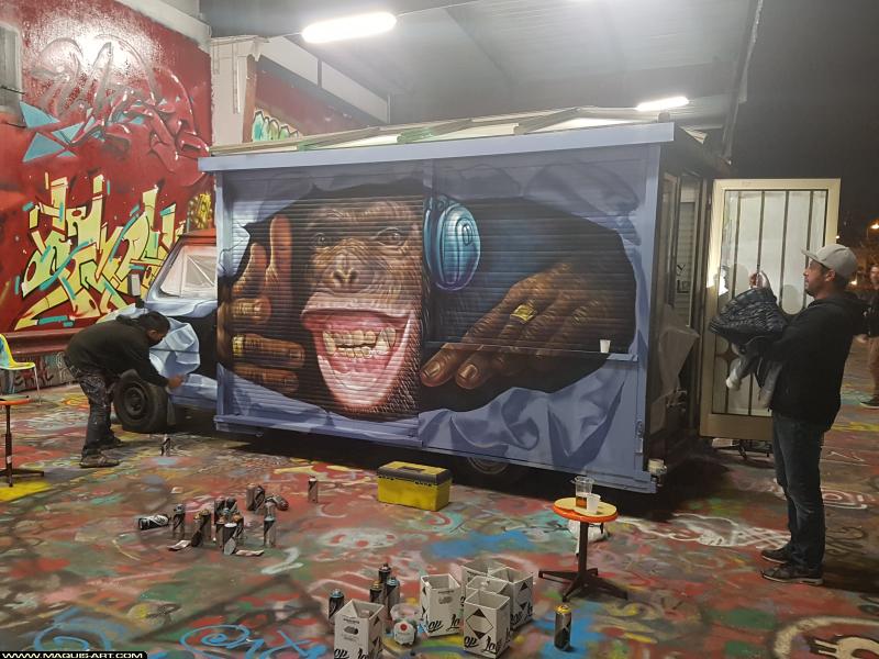 Graffiti à L'Aérosol Paris (28 septembre 2017)