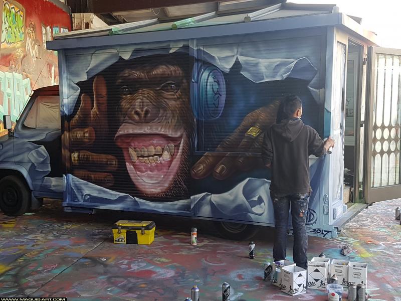 Graffiti à L'Aérosol Paris (29 septembre 2017)