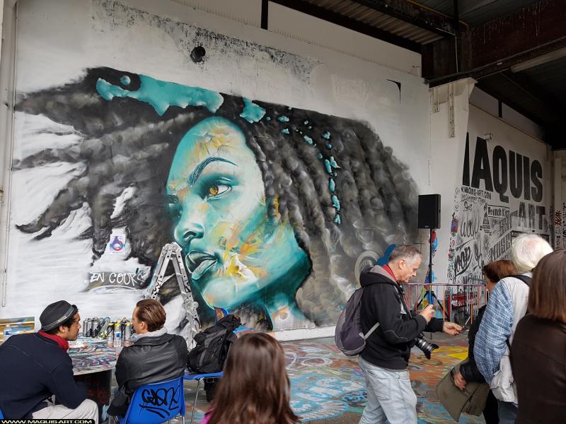 Graffiti de ??? à L'Aérosol Paris (7 octobre 2017)