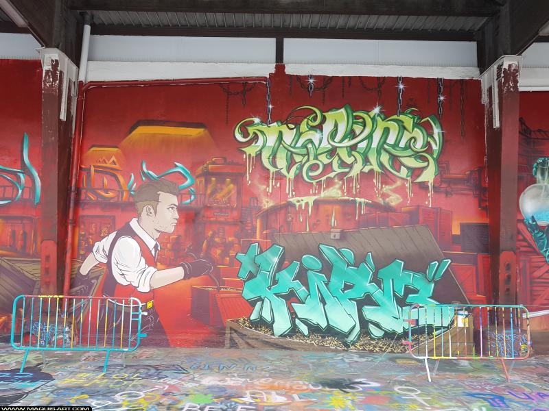 Graffiti de ??? à L'Aérosol Paris (18 octobre 2017)