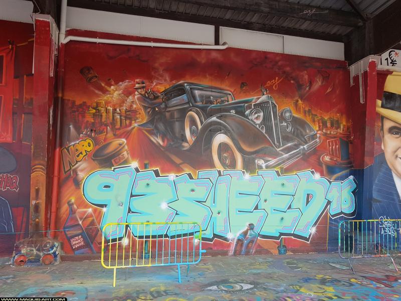 Graffiti à L'Aérosol Paris (18 octobre 2017)