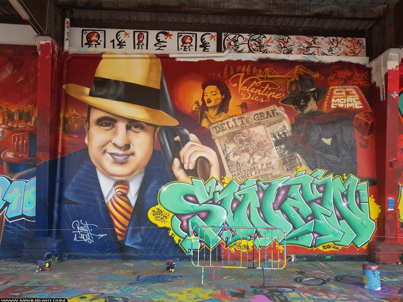 Rost - Artiste Graffiti au Wall of Fame L'Aérosol
