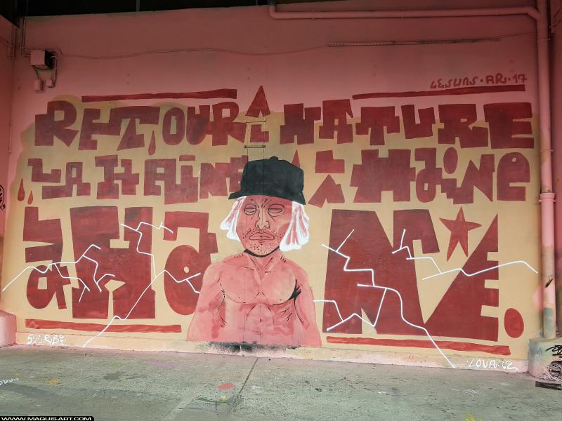 Graffiti de ??? à L'Aérosol Paris (27 octobre 2017)