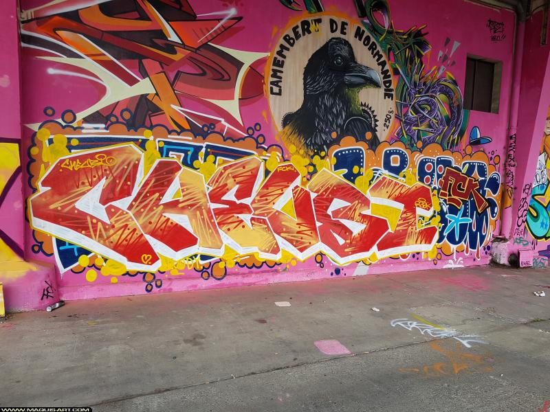 Graffiti de Cheubi à L'Aérosol Paris (27 octobre 2017)