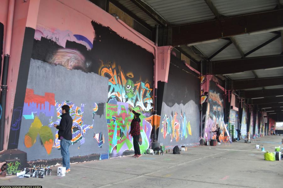 Graffiti de ??? à L'Aérosol Paris (11 novembre 2017)