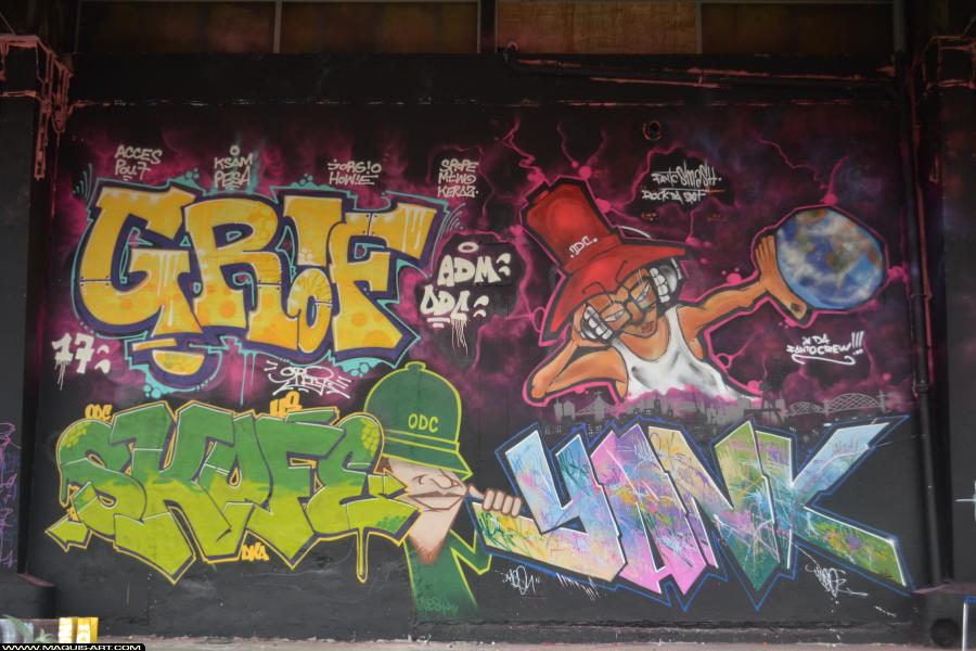 Smash - Artiste Graffiti au Wall of Fame L'Aérosol