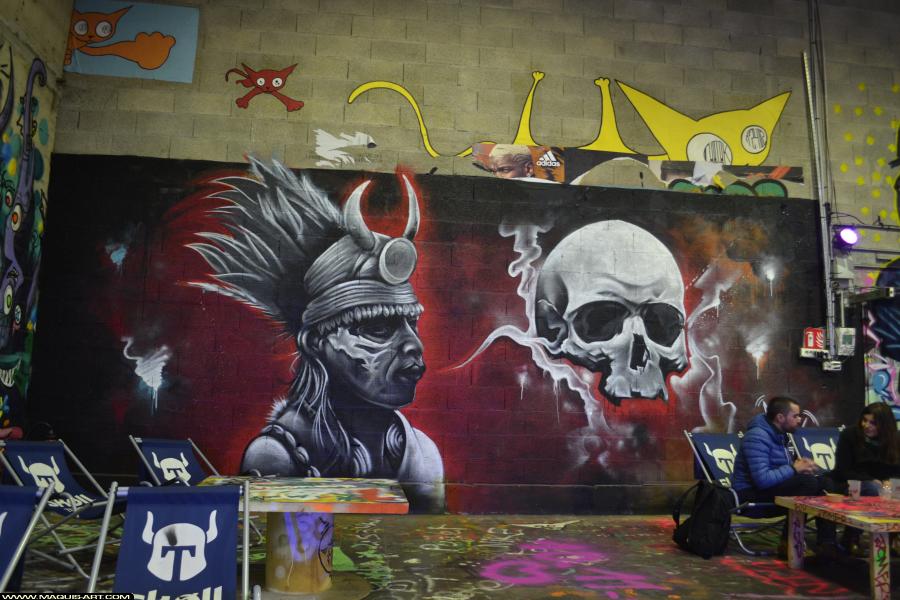 Graffiti de ??? à L'Aérosol Paris (11 novembre 2017)