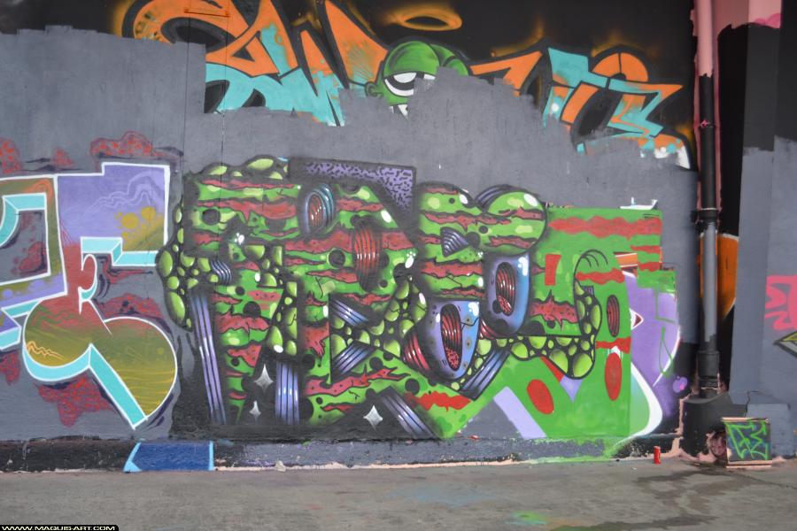 Graffiti de ??? à L'Aérosol Paris (11 novembre 2017)