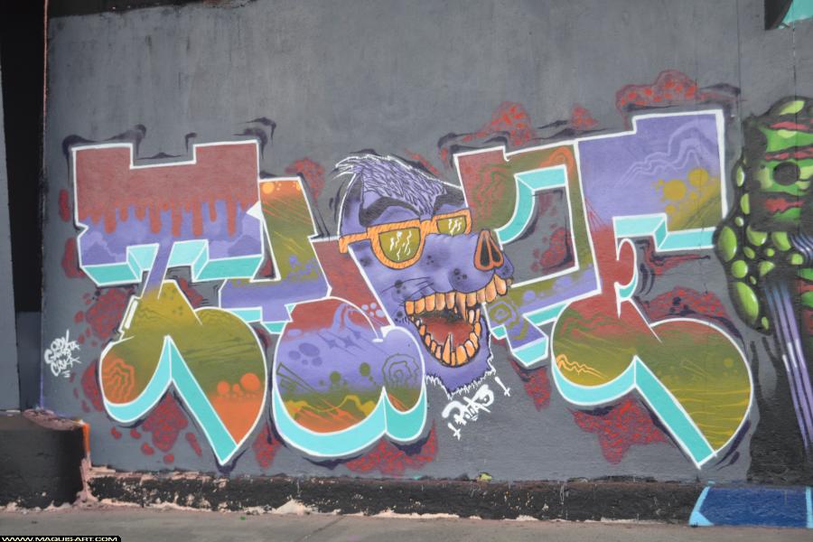 Graffiti de ??? à L'Aérosol Paris (20 novembre 2017)