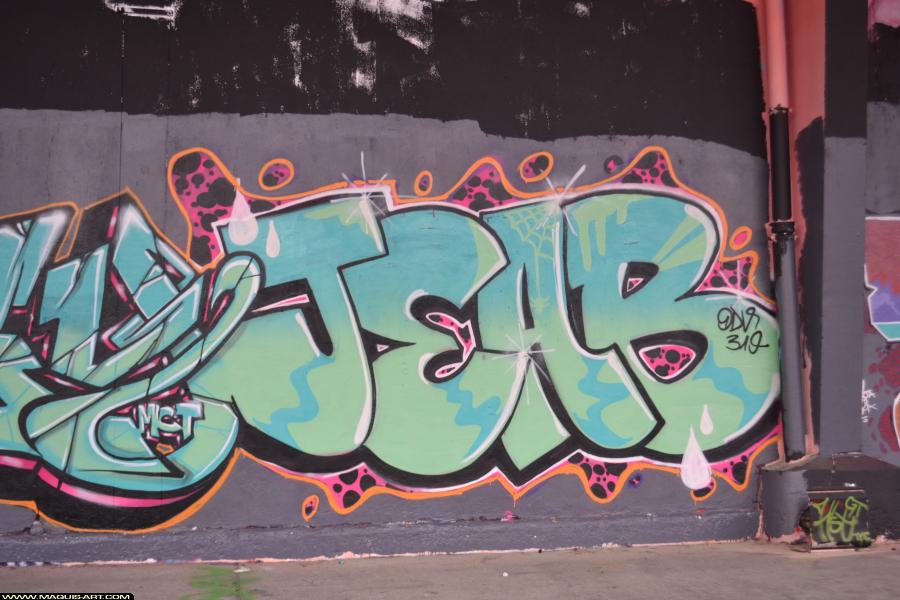 Graffiti de Jeab à L'Aérosol Paris (11 novembre 2017)