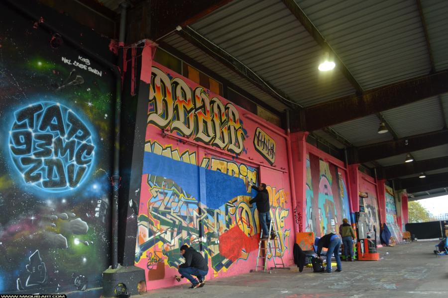 Graffiti de ??? à L'Aérosol Paris (11 novembre 2017)