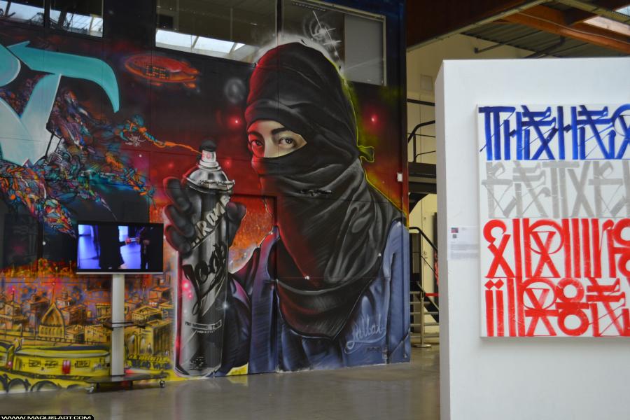 Graffiti de Jallal à L'Aérosol Paris (12 novembre 2017)