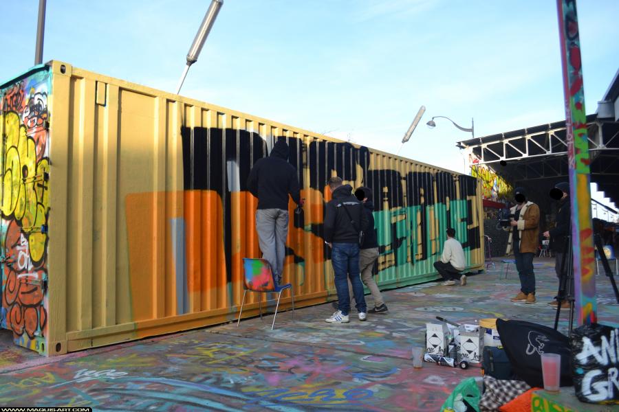 Graffiti de ??? à L'Aérosol Paris (18 novembre 2017)