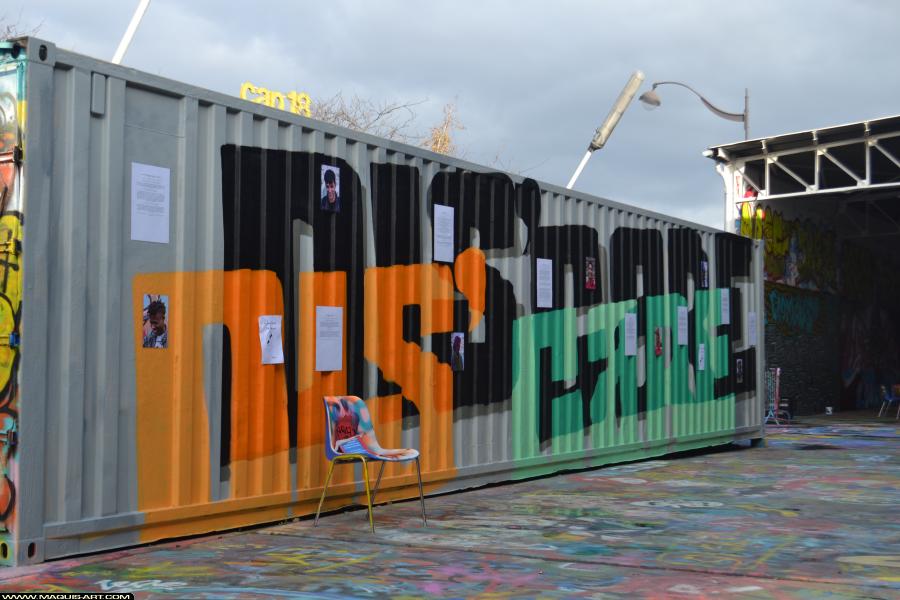Graffiti de ??? à L'Aérosol Paris (19 novembre 2017)