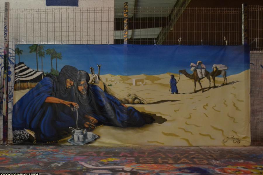 Graffiti de Jon Buzz à L'Aérosol Paris (19 novembre 2017)