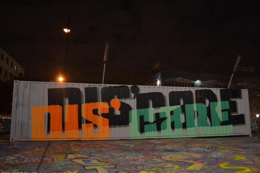 Graffiti de ??? à L'Aérosol Paris (19 novembre 2017)