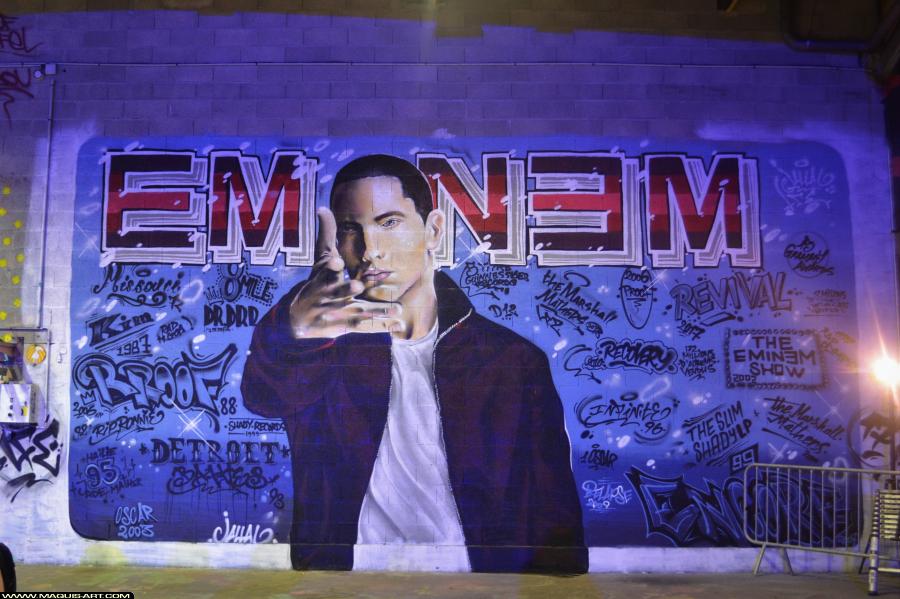 Graffiti de Jallal à L'Aérosol Paris (23 novembre 2017)