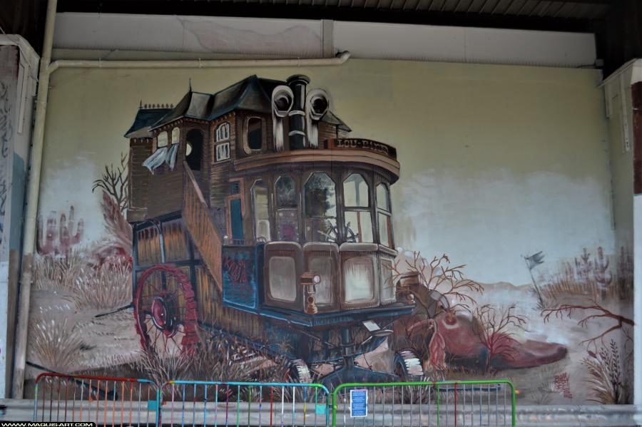 Graffiti de Billygee à L'Aérosol Paris (23 novembre 2017)