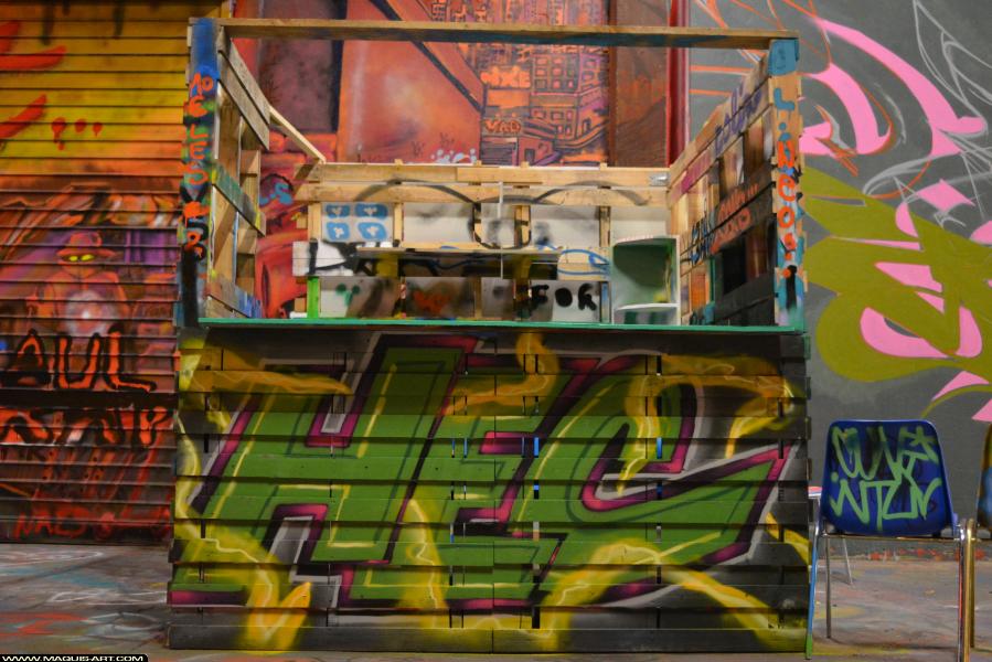 Graffiti à L'Aérosol Paris (25 novembre 2017)