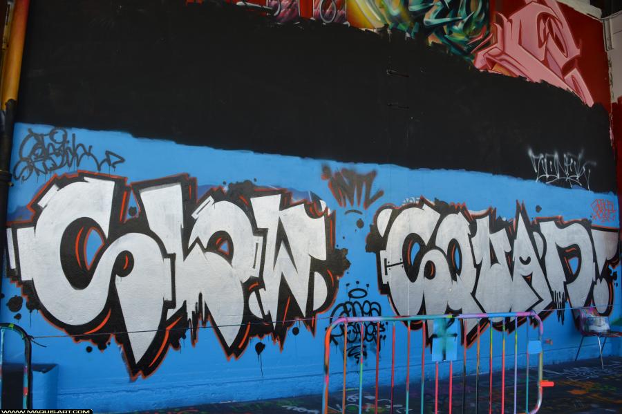 Sonea - Artiste Graffiti au Wall of Fame L'Aérosol