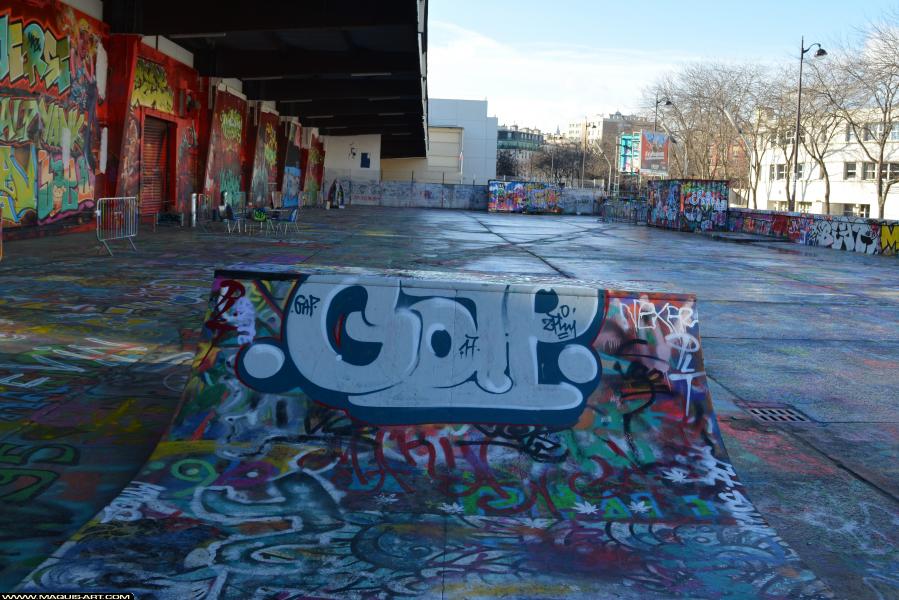 Graffiti de Zpl1 à L'Aérosol Paris (9 décembre 2017)