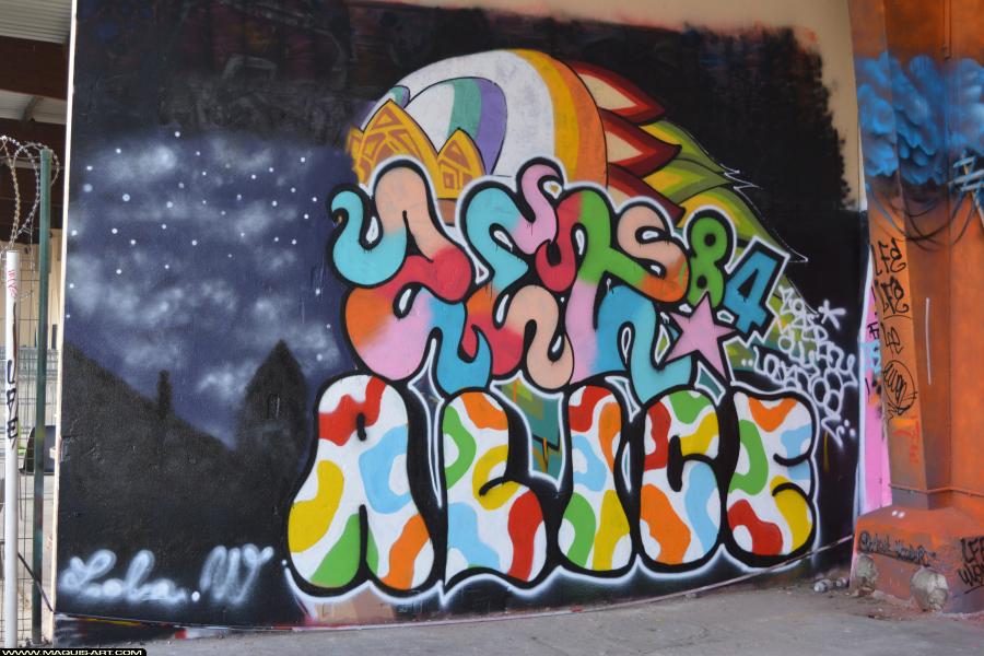 Graffiti de ??? à L'Aérosol Paris (16 décembre 2017)