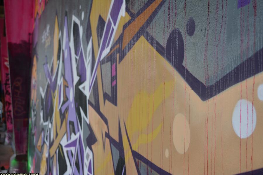 Graffiti de Takt à L'Aérosol Paris (29 décembre 2017)