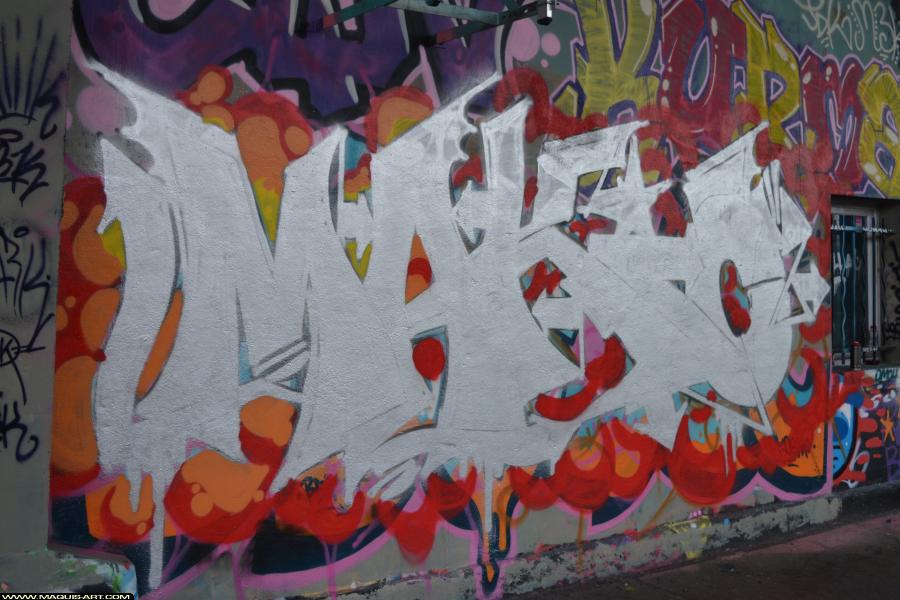 Makio - Artiste Graffiti au Wall of Fame L'Aérosol