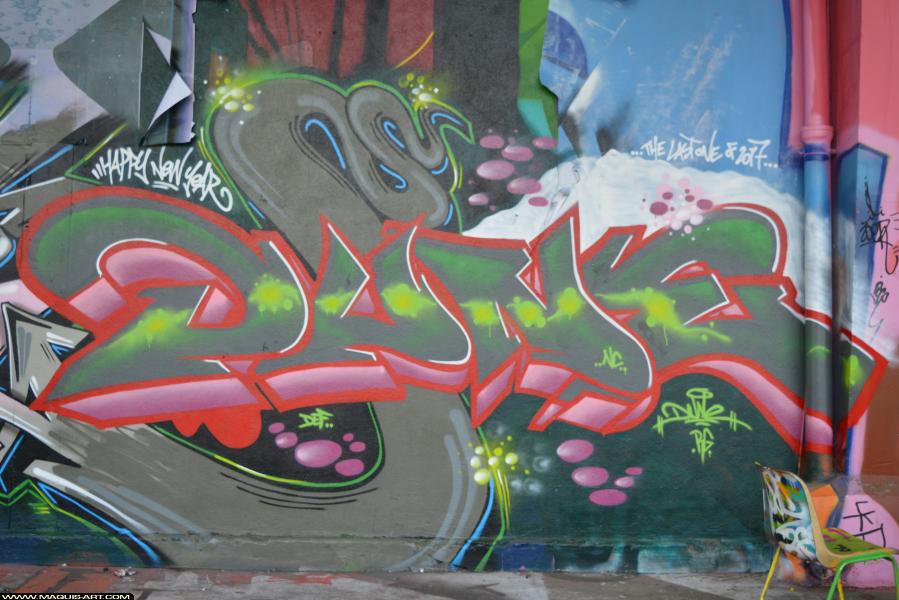 Graffiti de Dune à L'Aérosol Paris (1 janvier 2018)