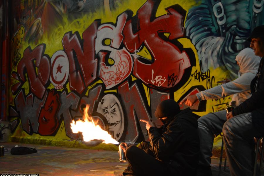 Graffiti de ??? à L'Aérosol Paris (7 janvier 2018)
