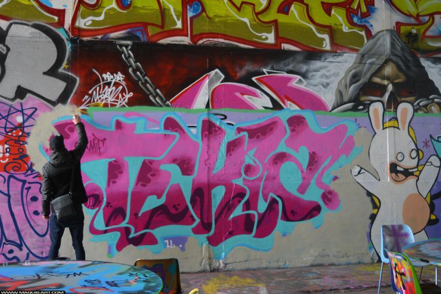 Graffiti à L'Aérosol Paris (14 janvier 2018)