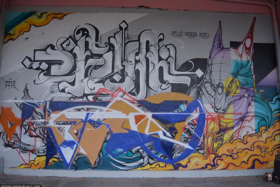 Graffiti de ??? à L'Aérosol Paris (22 janvier 2018)