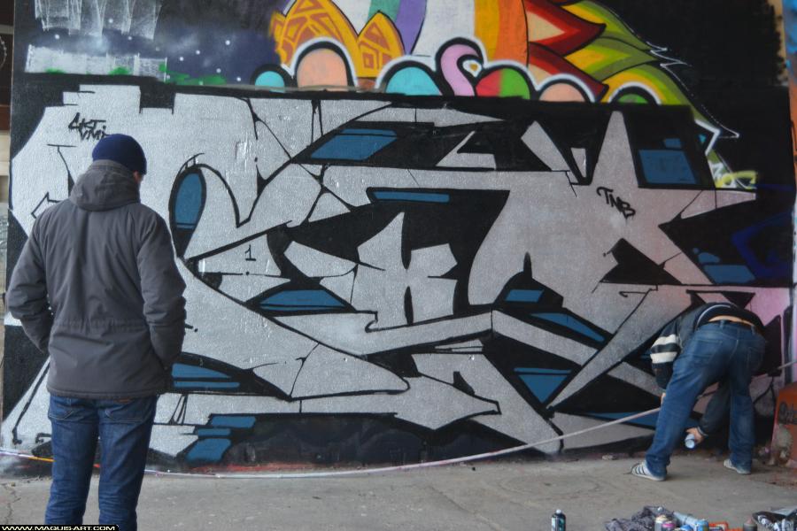 Graffiti de ??? à L'Aérosol Paris (22 janvier 2018)