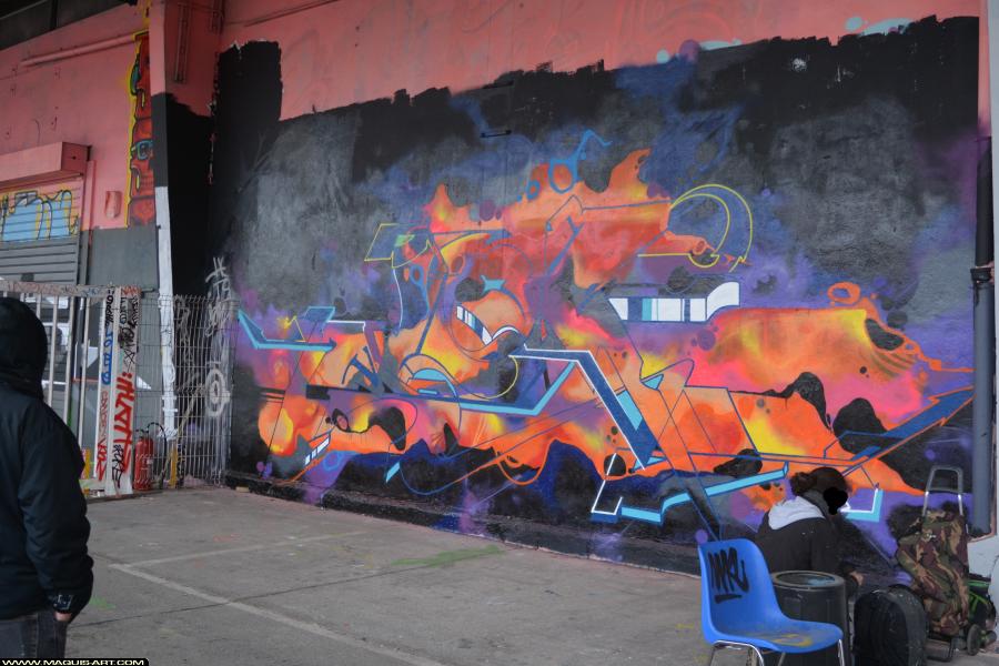 Graffiti de ??? à L'Aérosol Paris (22 janvier 2018)