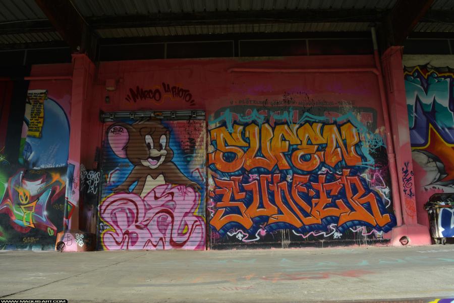Graffiti de Ksr, Suner et Sufen à L'Aérosol Paris (23 janvier 2018)