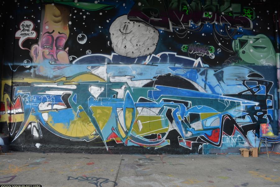 Graffiti de ??? à L'Aérosol Paris (23 janvier 2018)