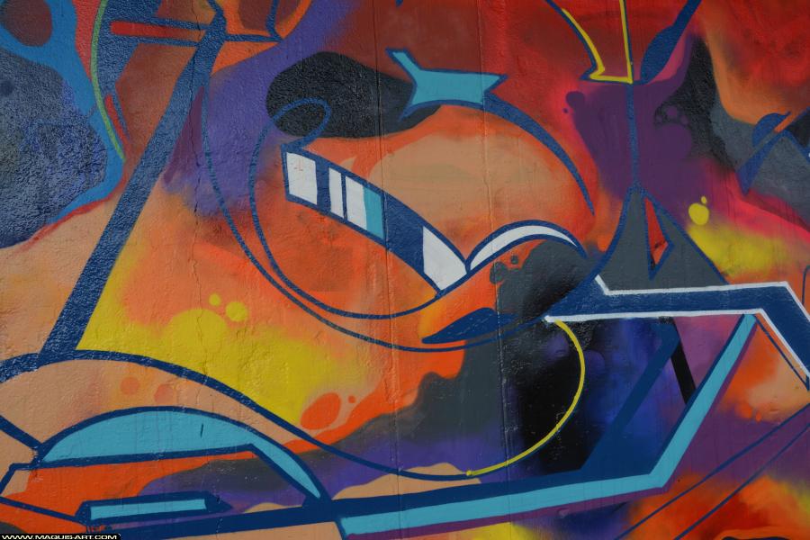 Graffiti de Nok78 à L'Aérosol Paris (23 janvier 2018)