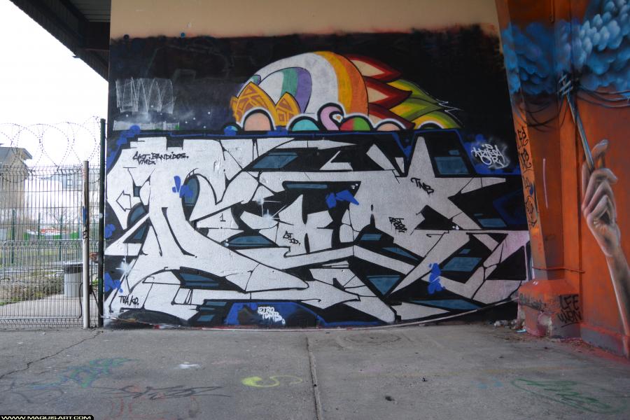 Graffiti de ??? à L'Aérosol Paris (23 janvier 2018)