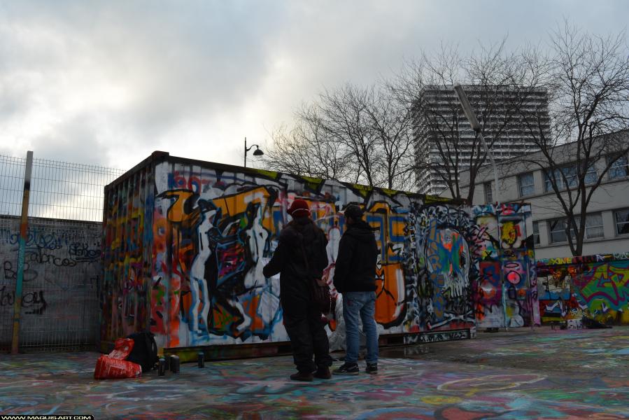 Graffiti à L'Aérosol Paris (28 janvier 2018)
