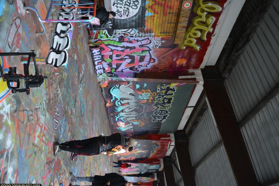 Graffiti à L'Aérosol Paris (28 janvier 2018)