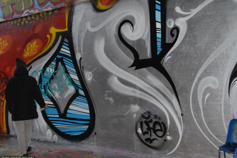 Graffiti de ??? à L'Aérosol Paris (28 janvier 2018)